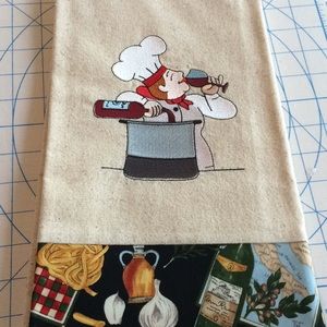 Handmade Female Chef Kitchen Towel